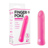 Finger Poke 4 Inch Vibrating Bullet Pink Pink Finger Stimulator